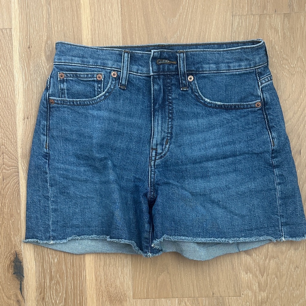 J. Crew High Rise Jean Shorts